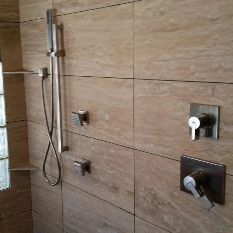 Shower fixture installation for Water Heater Replacement in Rapid City